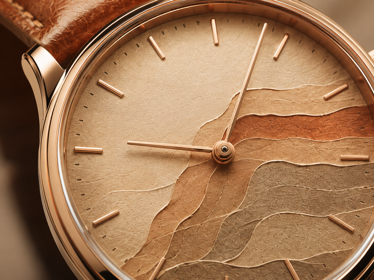 Close detail of the Chapter 0001 Aravalli dial